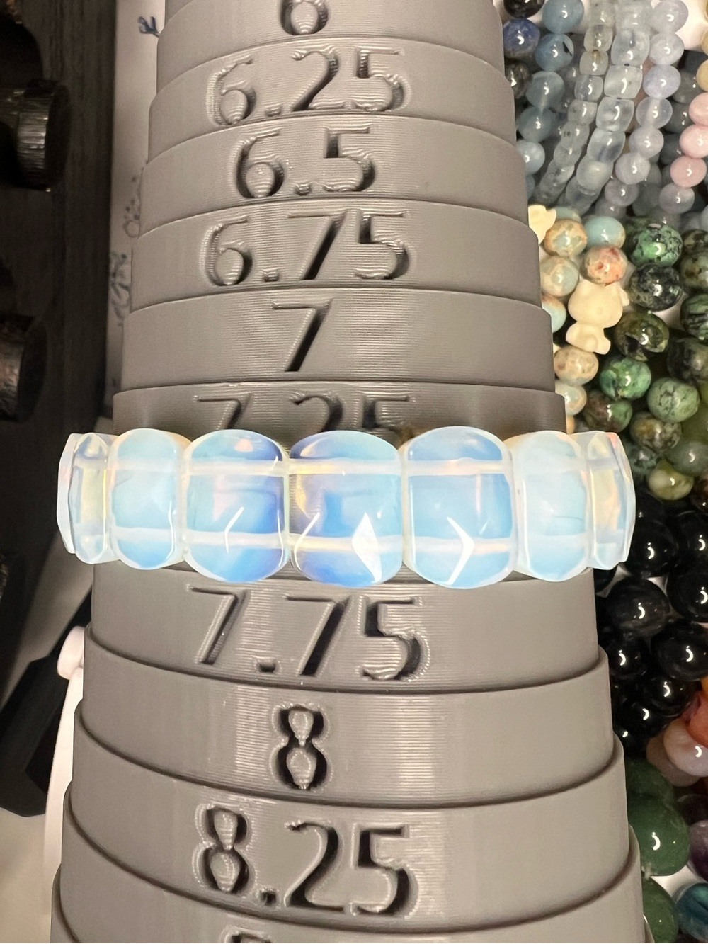 Opalite soft bangle SIZE 7.25’